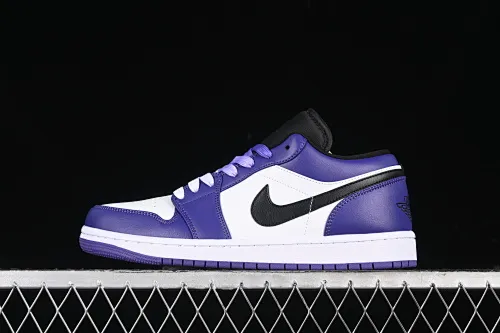 All categories Air Jordan Jordan series basketball shoes Air Jordan 1 Low Air Jordan 1 Low AJ1 Joe 1 grape purple low-top basketball shoes 553558-500